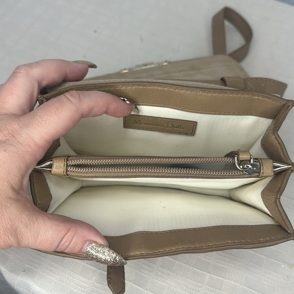 Massimo Dutti Quilted Leather Crossbody Bag - Picture 6 of 9